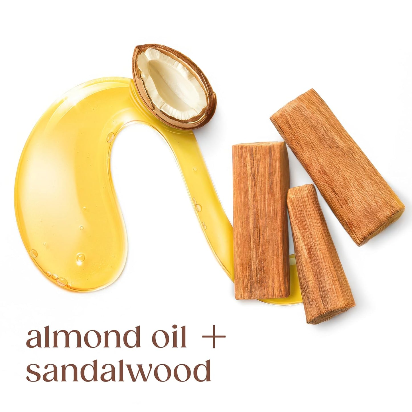 Dove Almond Oil & Sandal Wood Oil Body Wash Serum + Soothing For Women for Hydrated & Repaired Skin 15.3 fl oz