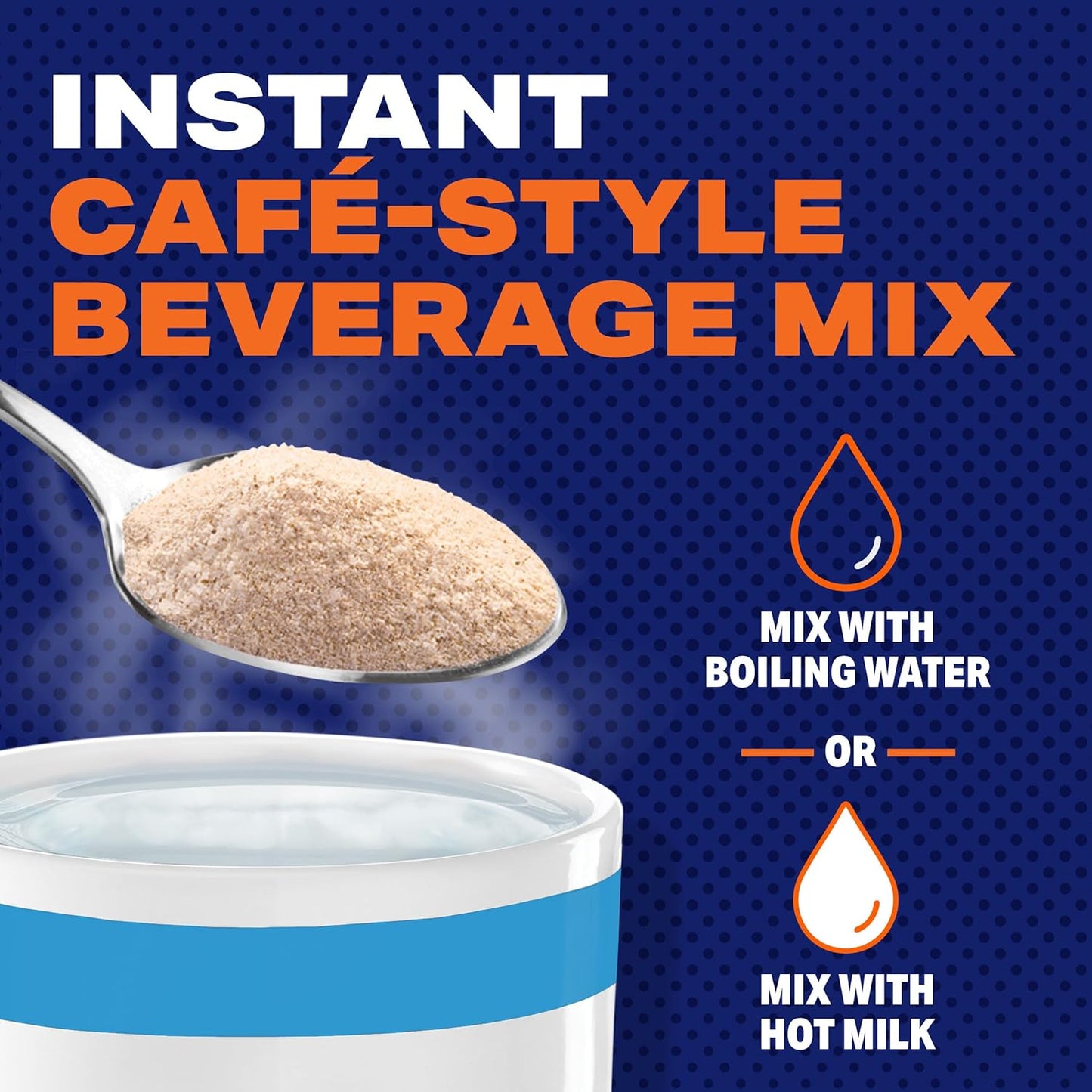Maxwell House Instant Cafe-Style Beverage Mix, Easy to Prepare, 1 Canister, for Quick Morning Coffee or Afternoon Treat, French Vanilla Cafe, Kosher Dairy, 8.4 oz