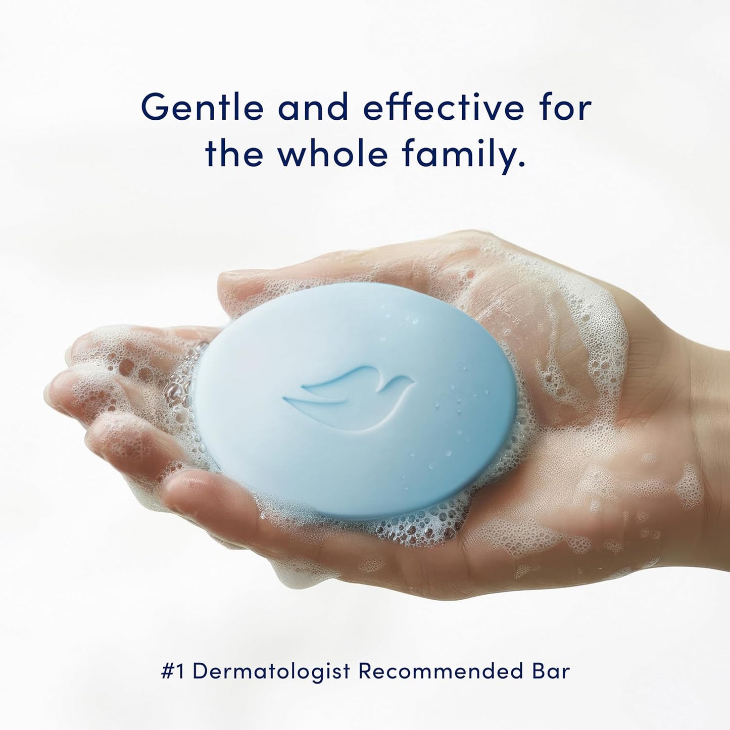 Dove Beauty Bar Soap Antibacterial Care 6 Count For Clean, Moisturized Skin, Removes Bacteria 3.75 oz