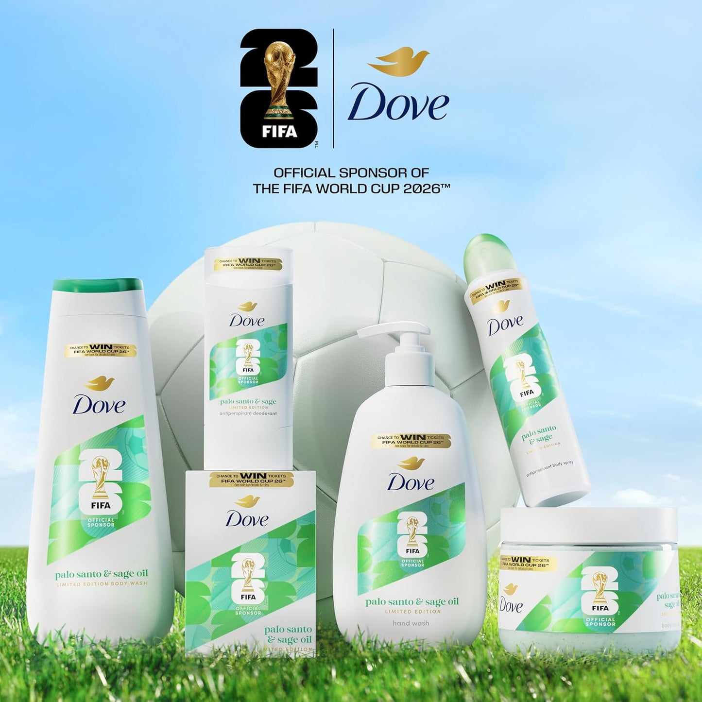 Dove Solid Stick Palo Santo & Sage for 72-Hour Sweat and Odor Protection Alcohol Free 2.6 oz