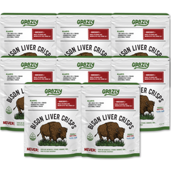 Bison Liver Crisps - 100% Grass-Fed/Finished