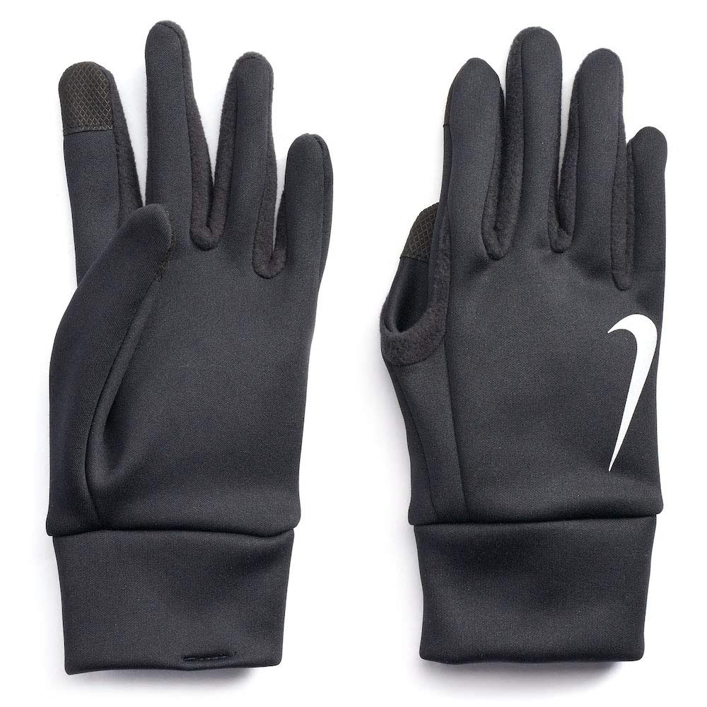 Nike Mens Thermal Therma Fit Fabric Touch Screen Capability Gloves (X-Large Black)