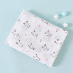 Cotton Double Layer Cartoon Baby Blanket