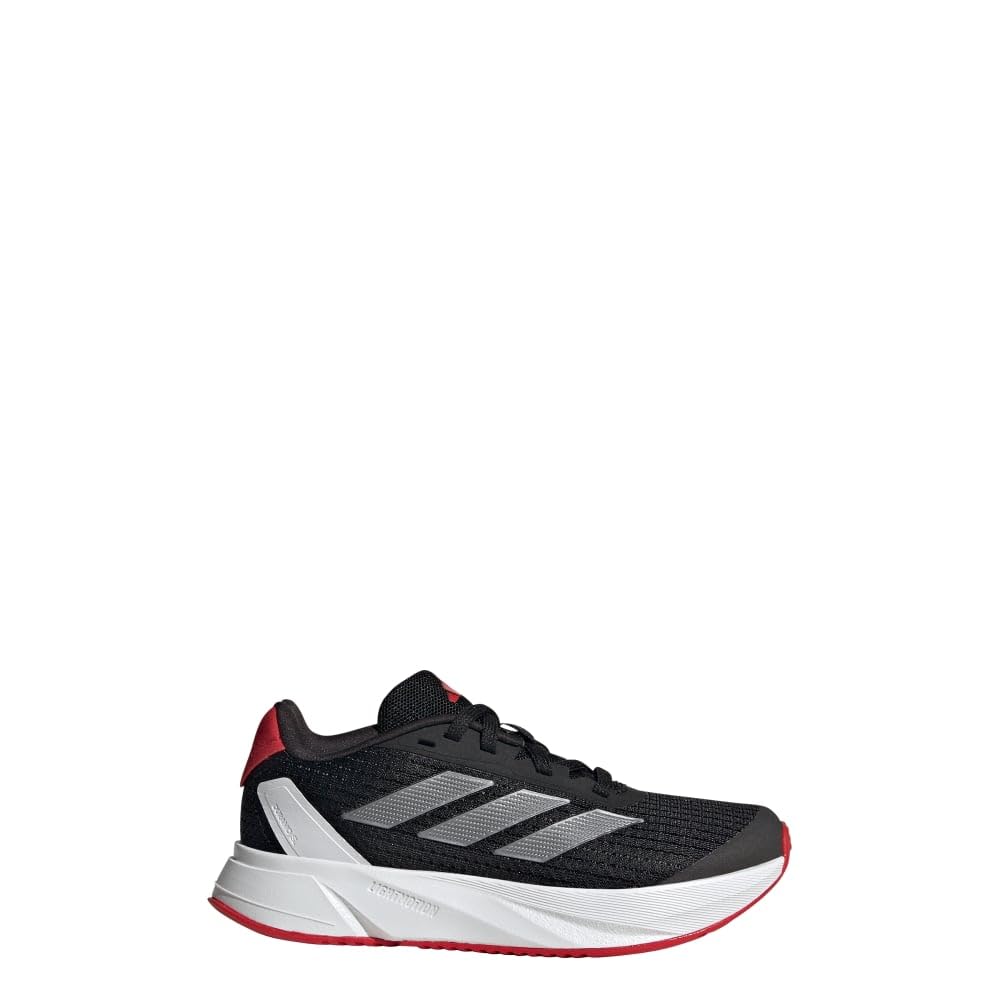 adidas Duramo SL Sneaker Core Black/Iron Metallic/Better Scarlet 5.5 US Unisex Big Kid