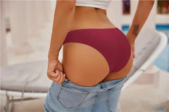 FINETOO M-2XL Cotton Panties for Women Sexy Low Waist Briefs Female Breathable Underwear Girl Intimates Lingerie Solid Color New