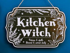 Witchy Décor Wooden Sign