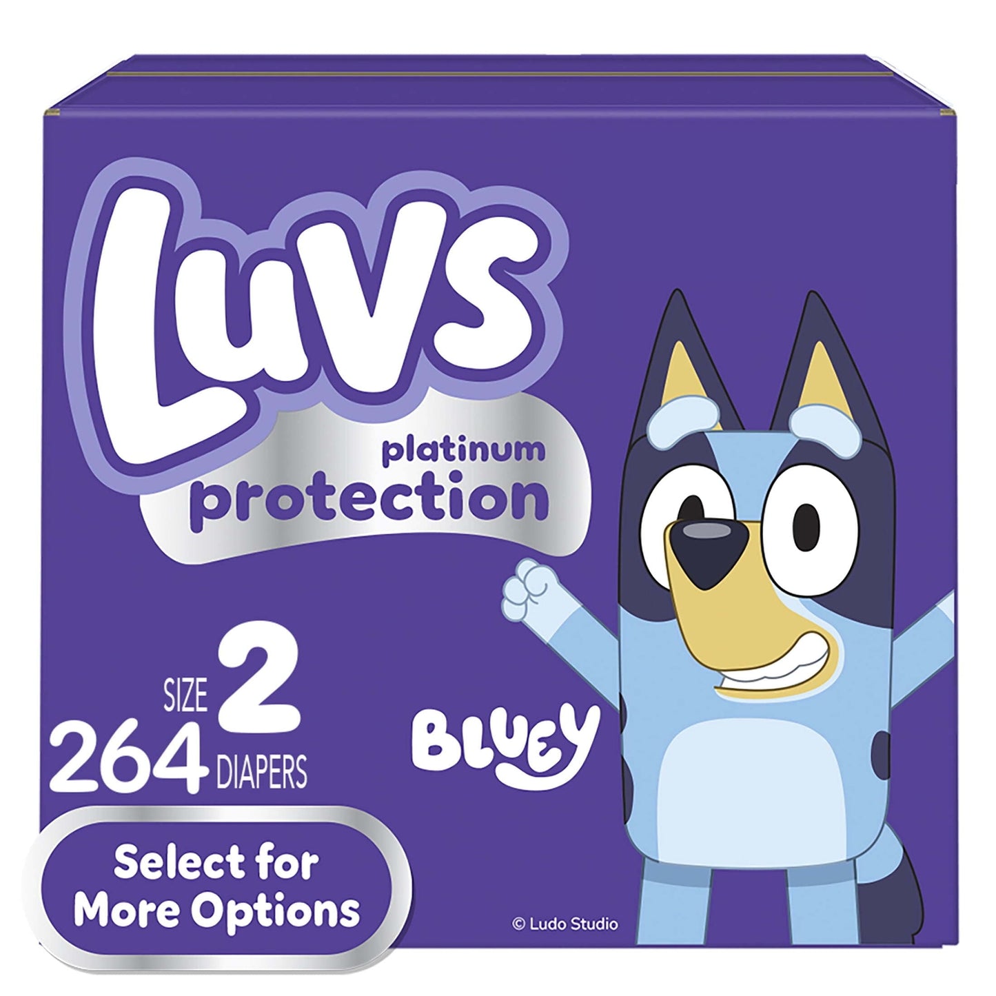 Luvs Platinum Protection Baby Diapers Size 2, 264 Count