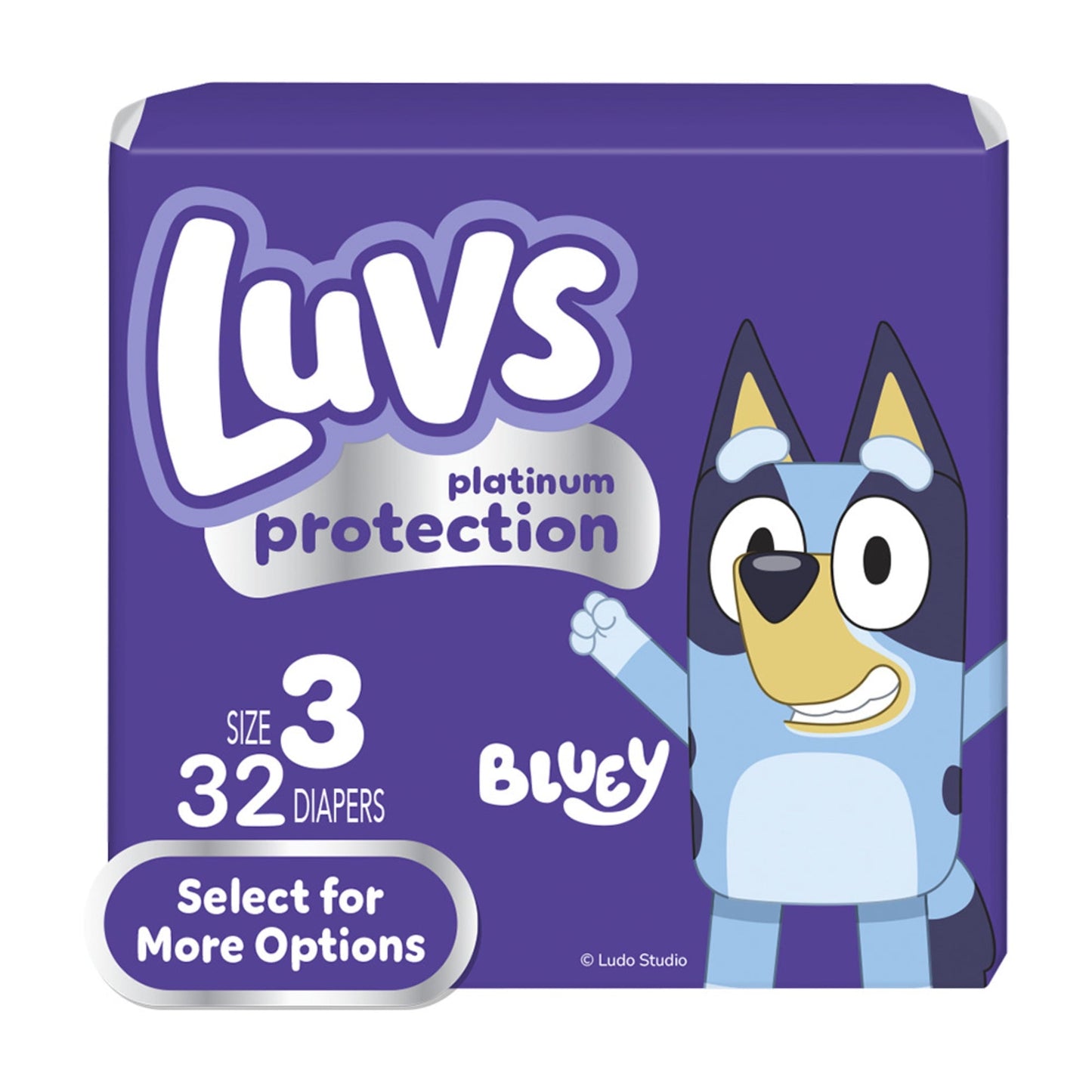 Luvs Platinum Protection Baby Diapers Size 3, 32 Count