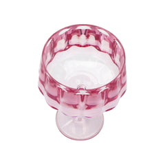 Pretty in Pink Reusable Coupe Glasses (set of 4)