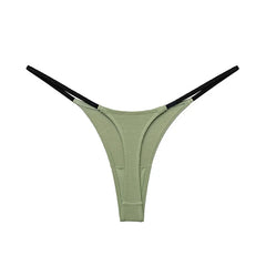 Sexy Women Panties G String Candy Color Thong Cotton Seamless Girls Briefs Fitness Low Waist T-back Intimates Size S-XL
