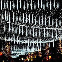 Led Hanging String Lights Meteor Shower