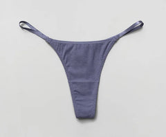 Sexy Women Panties G String Candy Color Thong Cotton Seamless Girls Briefs Fitness Low Waist T-back Intimates Size S-XL