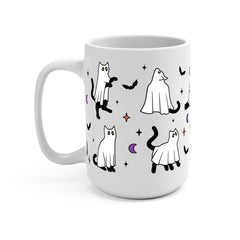 Ghost Cat Glass Cups