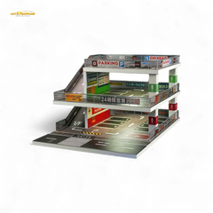 Shou Cang Jia Japanese Ramp Parking Lot Dark Green 73449B 1:64