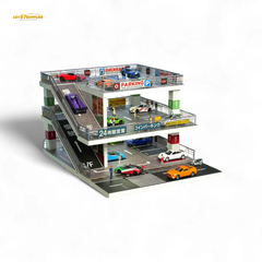 Shou Cang Jia Japanese Ramp Parking Lot Dark Green 73449B 1:64