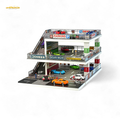 Shou Cang Jia Japanese Ramp Parking Lot Dark Green 73449B 1:64