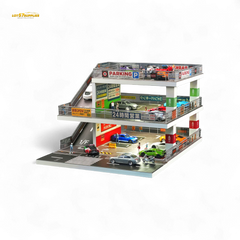 Shou Cang Jia Japanese Ramp Parking Lot Dark Green 73449B 1:64