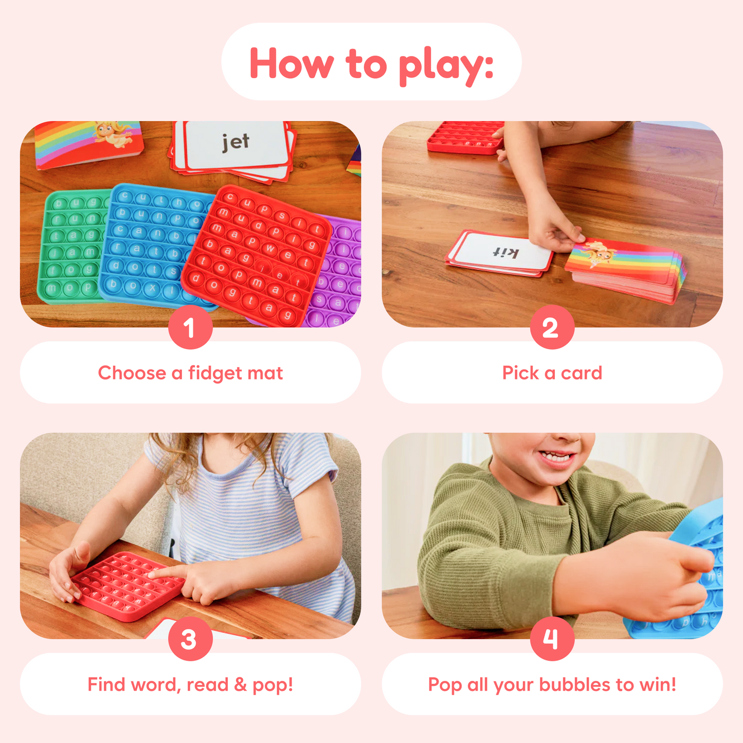 Word Pop + Extra CVC Mats