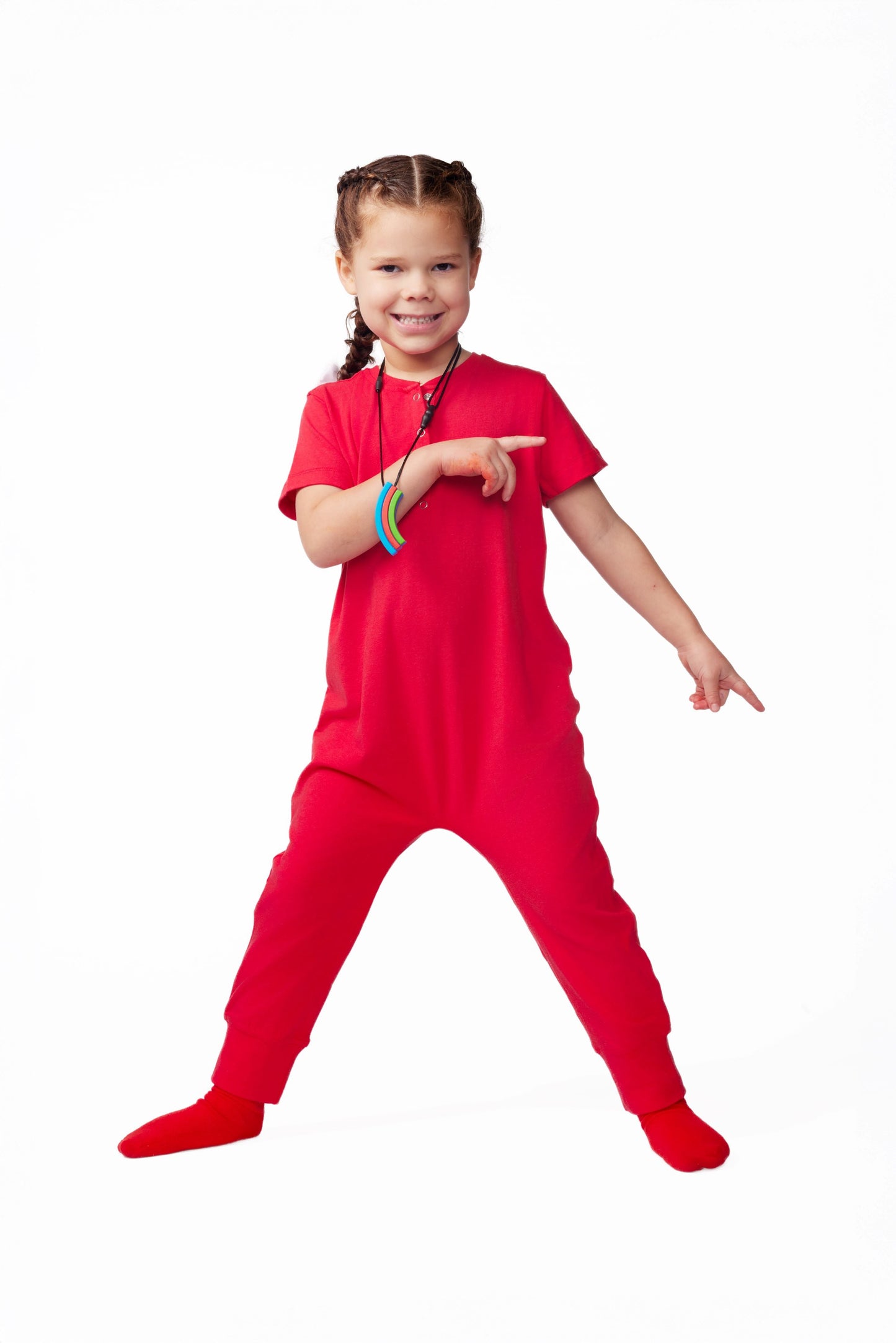Ultimate Comfort Playsuit-RED