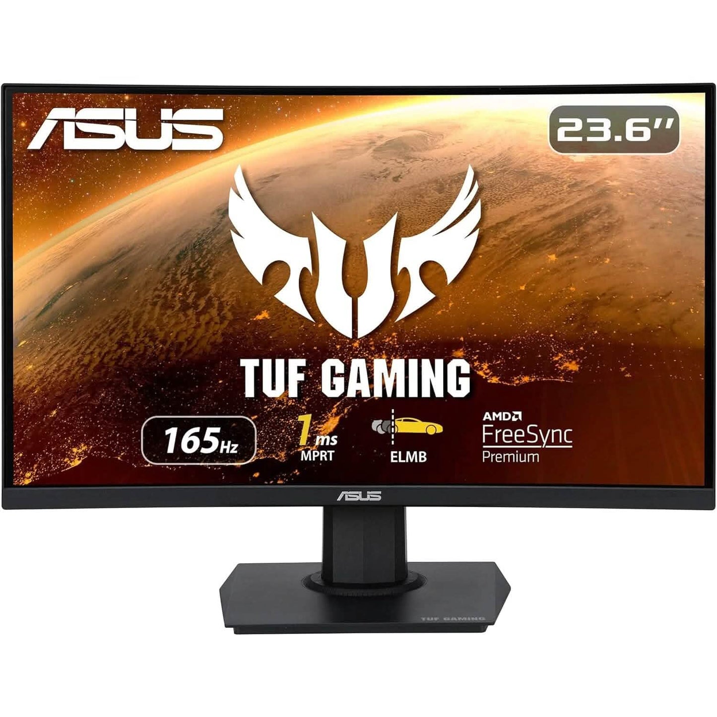 ASUS TUF Gaming 23.6" 1080P Curved Monitor (VG24VQE)  (Refurbished)