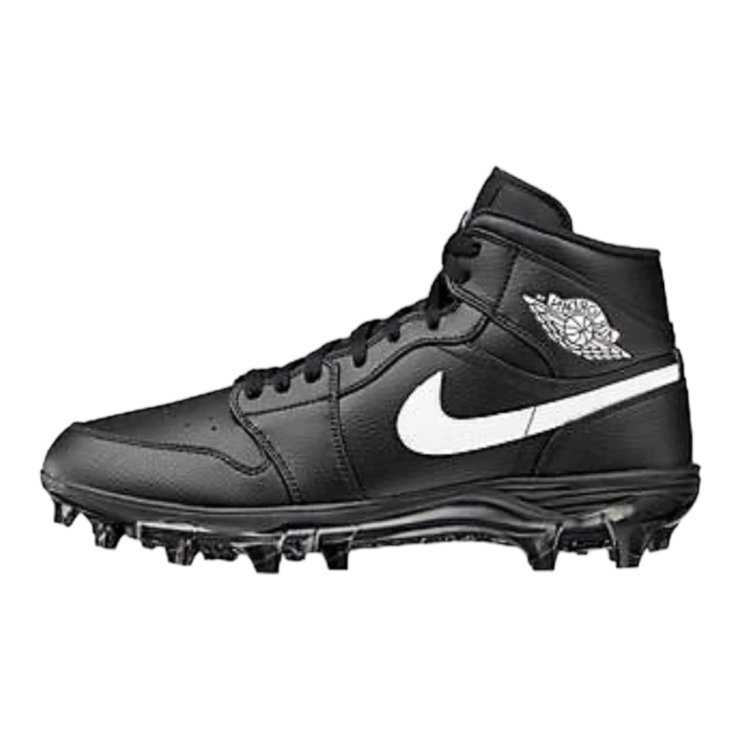 Nike Mens Jordan 1 Td Soccer Cleats Black White Black Mid 14