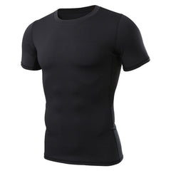 Slim-fit Casual Crew-neck Python-pattern T-shirt For Men