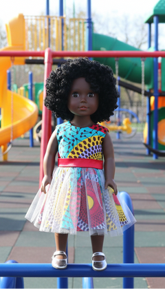 A Dark Brown Skin Tone Doll