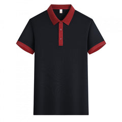 Business Summer Ice Silk Short-Sleeve T-Shirt