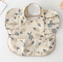 Baby Meal Pocket Waterproof Bib with Angel Wing Design