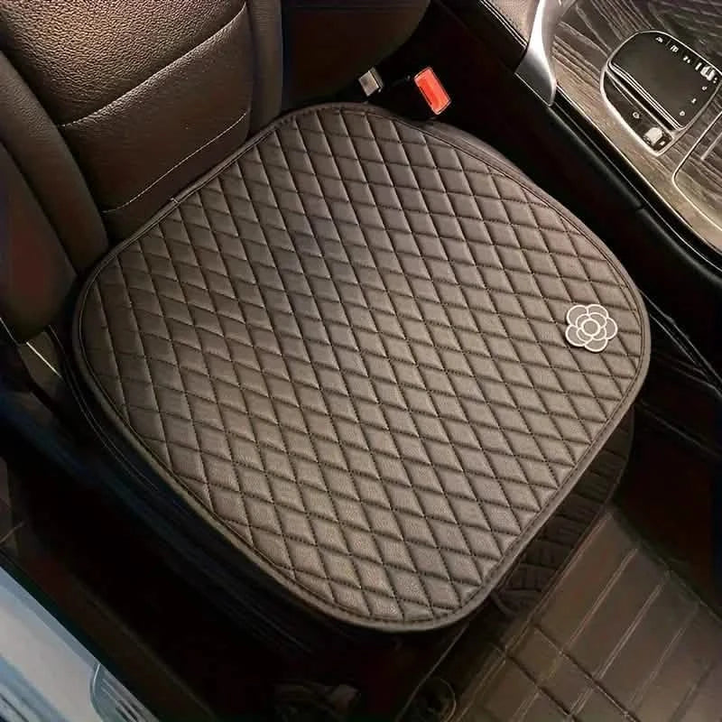 Camellia Flower Breathable Skidproof And Durable Car Seat Cushion