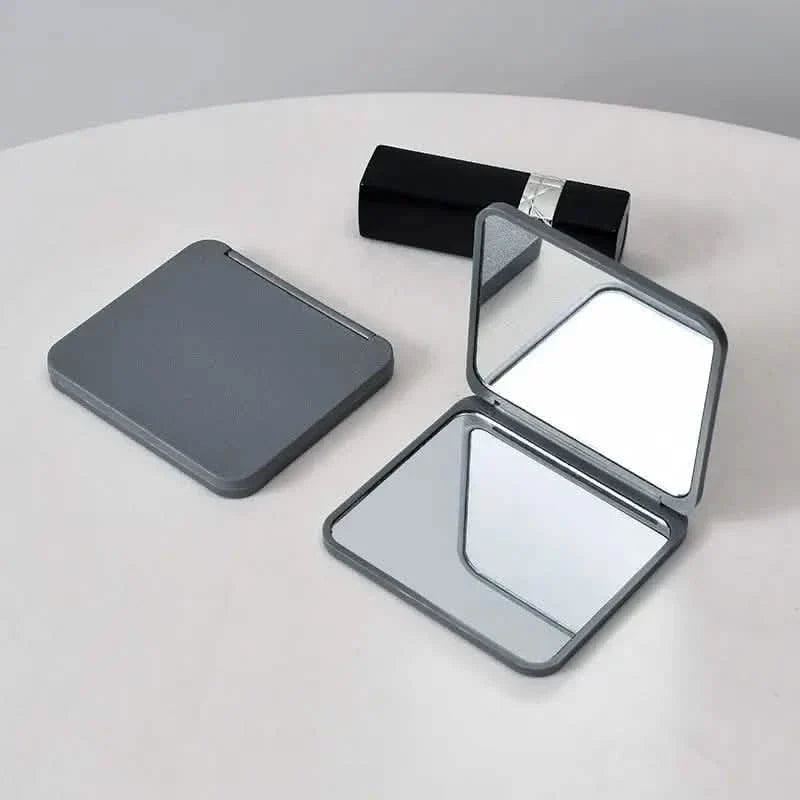 Compact Folding Purse Mirror for Travel and Touch-ups