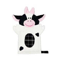 Cow Bath Mitt & Washcloth - Patches the Cow