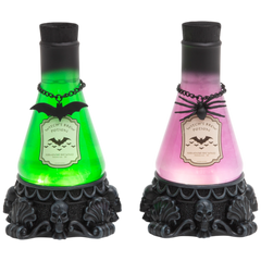 Lighted Halloween Spinning Smoky Potion Waterglobe -