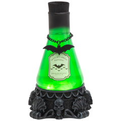 Lighted Halloween Spinning Smoky Potion Waterglobe -