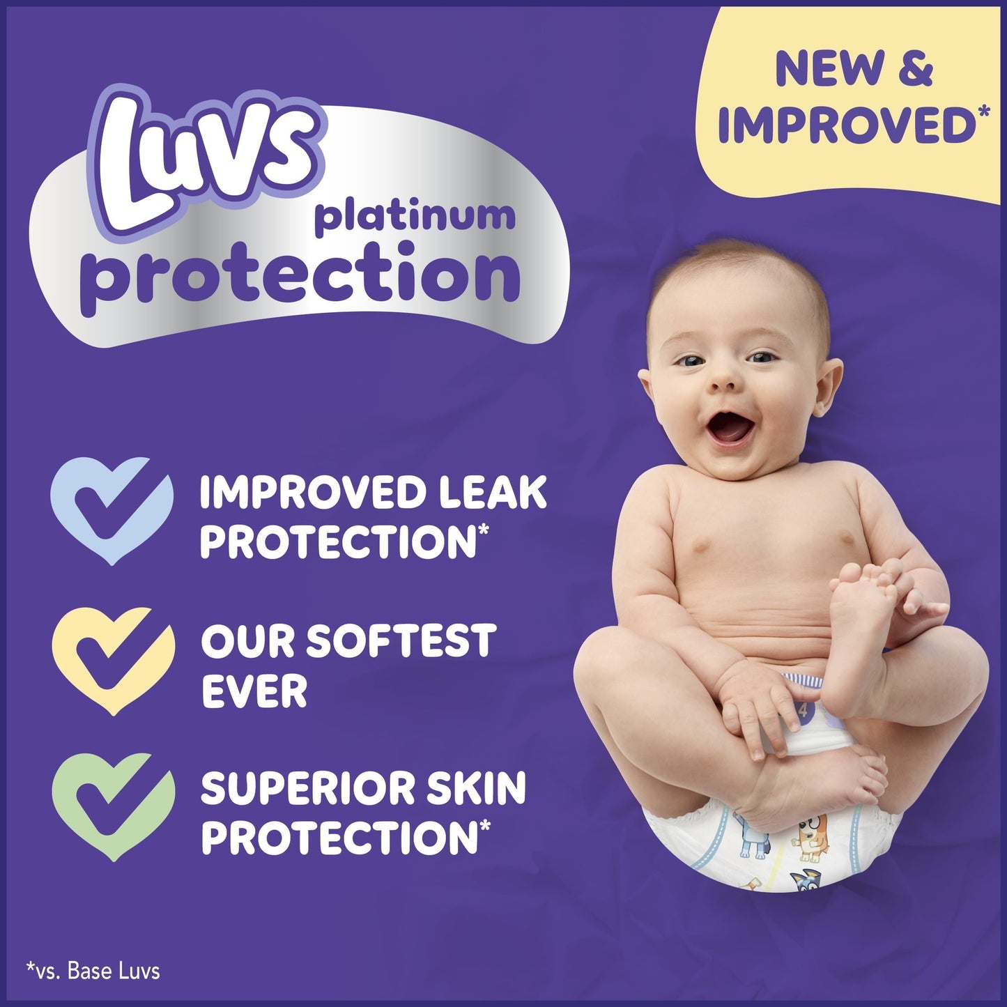 Luvs Platinum Protection Baby Diapers Size Newborn, 38 Count