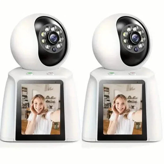 2-Pack: 2K Indoor Security Camera | 2-Way Audio & Video Call + Night Vision