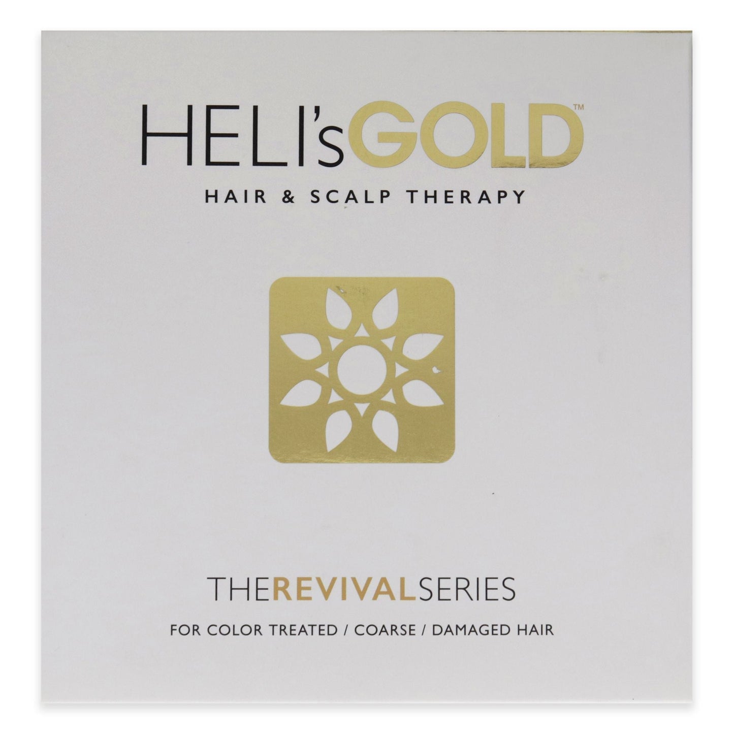 The Revival Series Travel Kit by Helis Gold for Unisex - 3 Pc 3.3oz Revitalize Shampoo, 3.3oz Restructure Masque, 1oz Crystal Cream