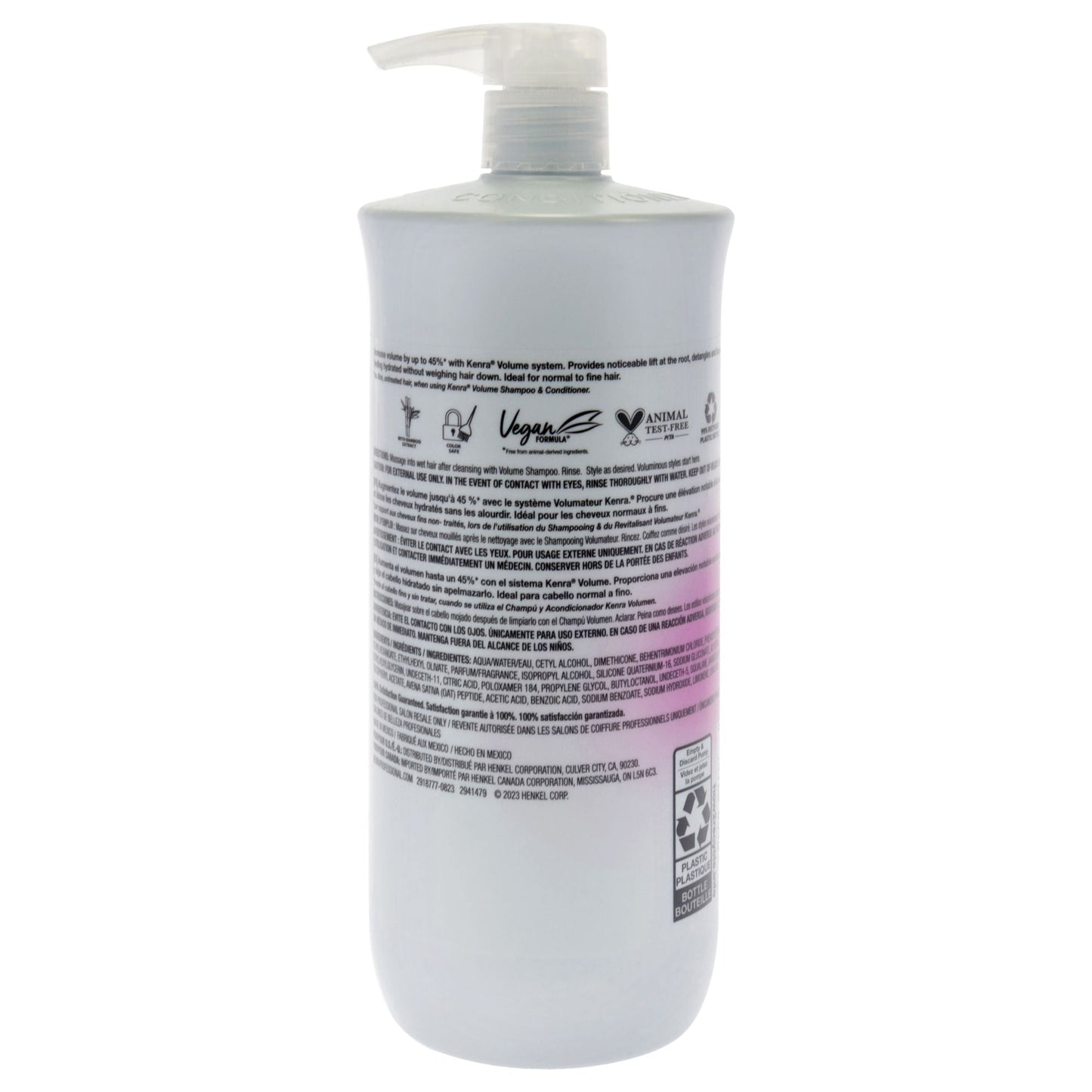 Volume Conditioner by Kenra for Unisex - 33.8 oz Conditioner