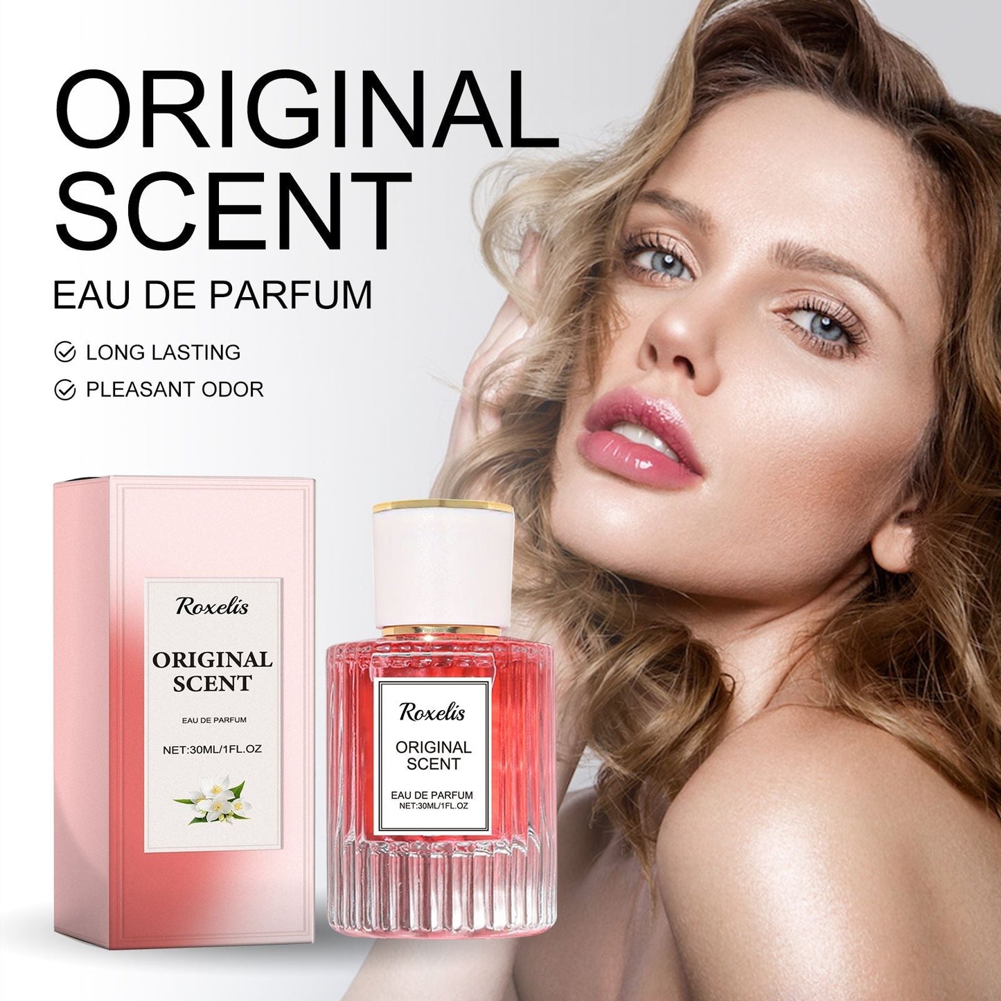 Roxelis Jasmine Pheromone Perfume Wrist, ear and neck natural long-lasting light fragrance delicate elegance exudes feminine charm