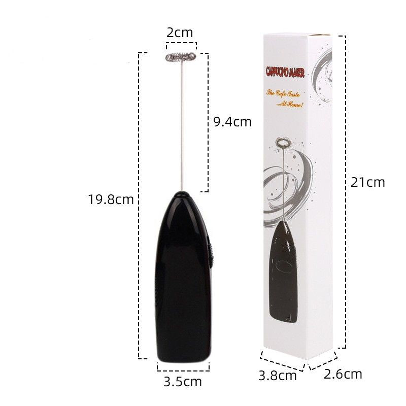 Mini Battery Operated Milk Frother Handheld; Mini Blender And Foam Maker For Coffee; Cappuccino; Latte; Matcha; Hot Chocolate; Portable Foam Maker Drink Blender With Stainless Steel Whisk