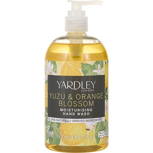 YARDLEY YUZU & ORANGE BLOSSOM by Yardley BOTANICAL HAND WASH 16.9 OZ