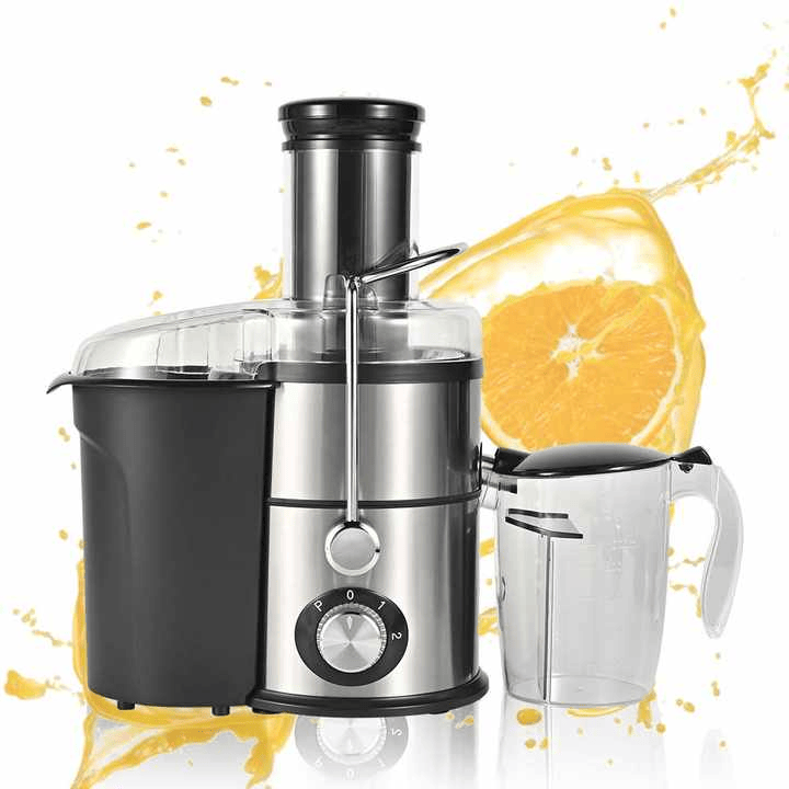 28199470 900W Multi-function electric juicer juice 0.8L, 1.5L slag cup without BPA fruit and vegetable juice, modern vertical mixing kitchen juicer, secondary mechanical