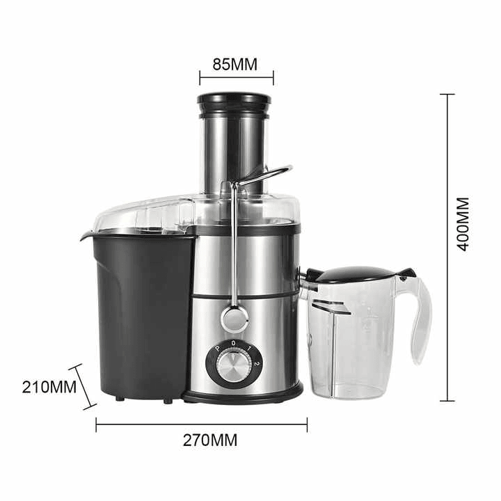 87043565 1100W household centrifugal juicer multi-function electric juicer 2.5L slag cup does not contain BPA fruit and vegetable juice, modern vertical mixing kitchen juicer, secondary mechanical
