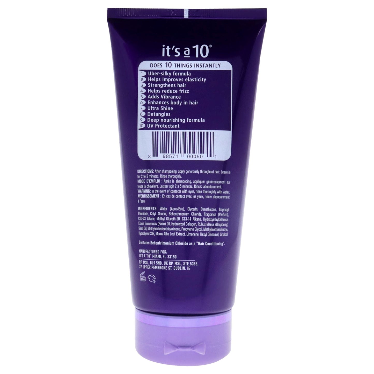 Silk Express Miracle Silk Conditioner by Its A 10 for Unisex - 5 oz Conditioner