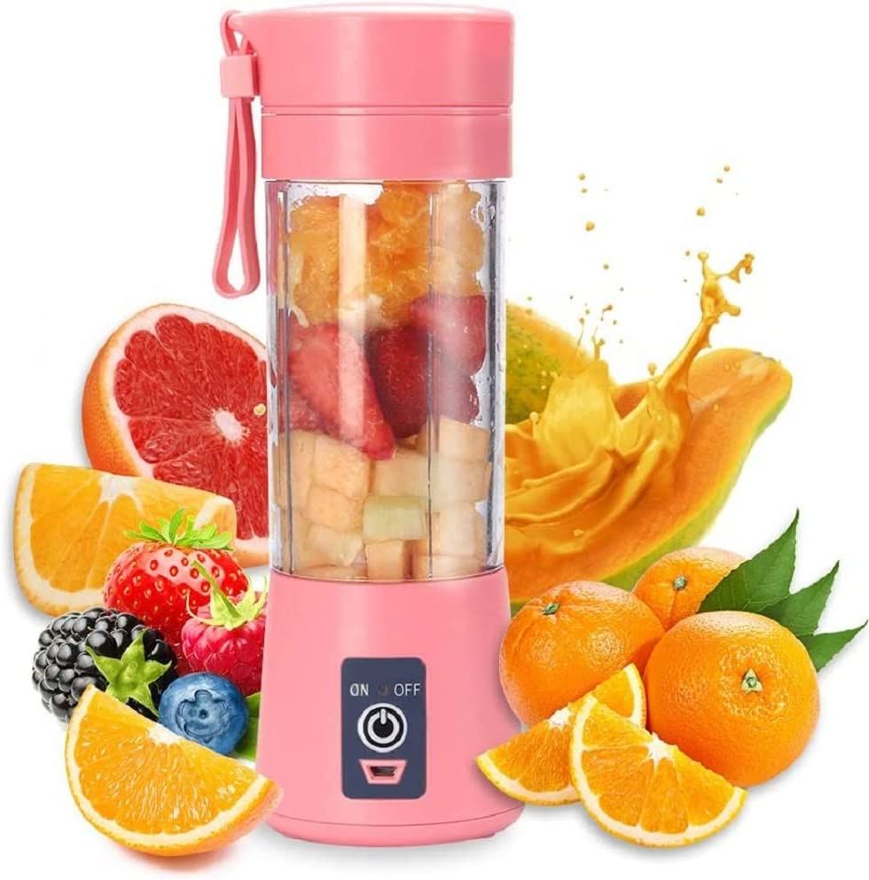 Personal blender with 6 blades; Personal Size Blender Juicer Cup; Smoothies and Shakes Blender; Handheld Fruit Machine; Blender Mixer Home