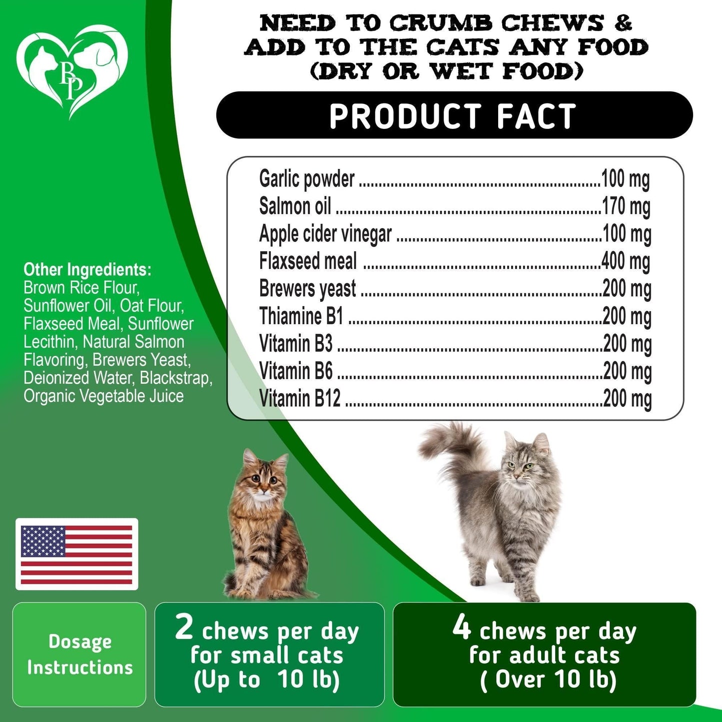 Flea and Tick Prevention Chewable Pills for Cats Revolution Oral Flea Treatment for Pets Pest Control & Natural Defense Chewables Small Tablets Salmon Fish Taste
