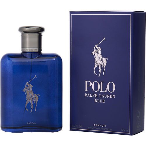 POLO BLUE by Ralph Lauren PARFUM REFILLABLE SPRAY 4.2 OZ