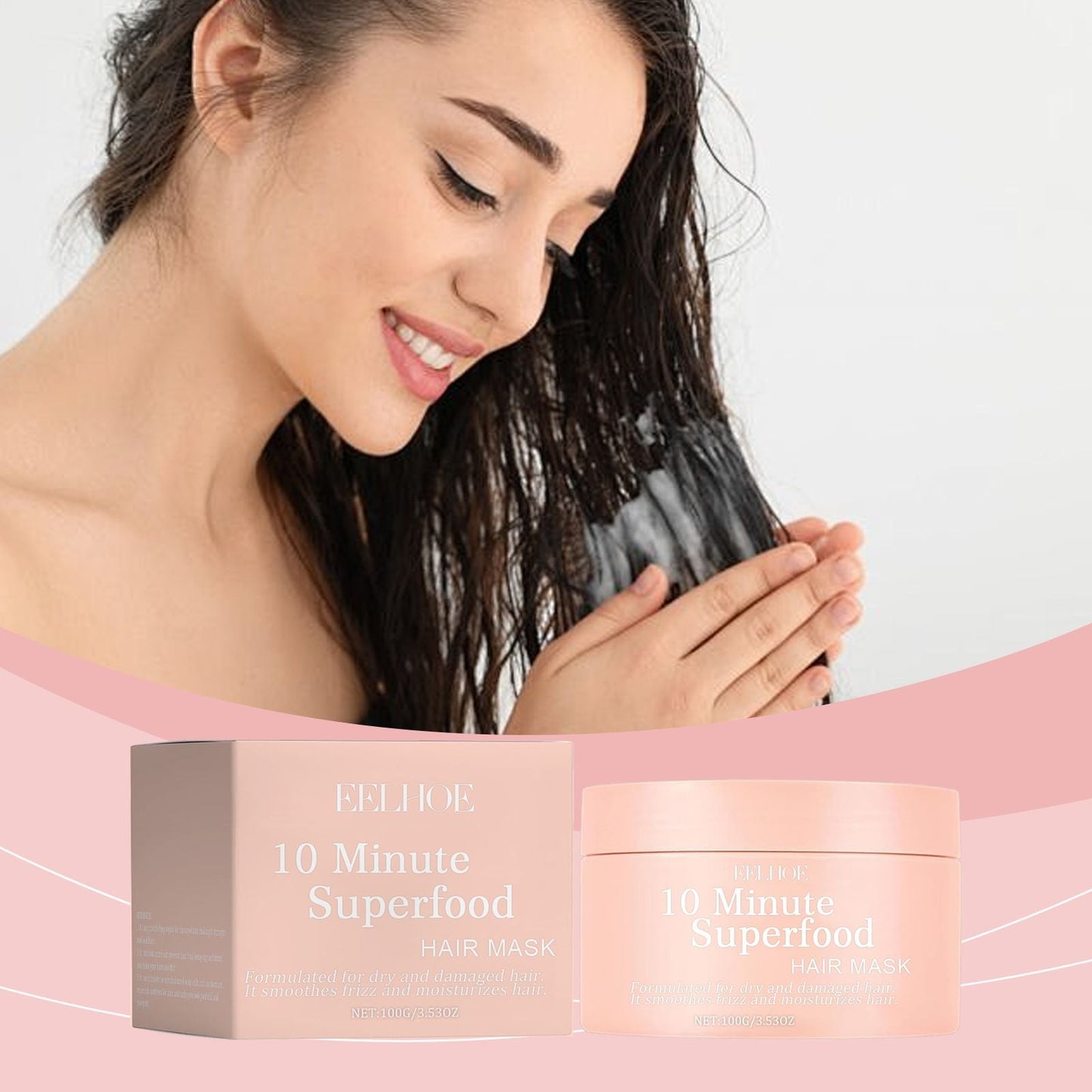 EELHOE Repair Conditioner Soft and Light Nourishing and hydrating dry and irritated hair Smooth and glossy oil control hair