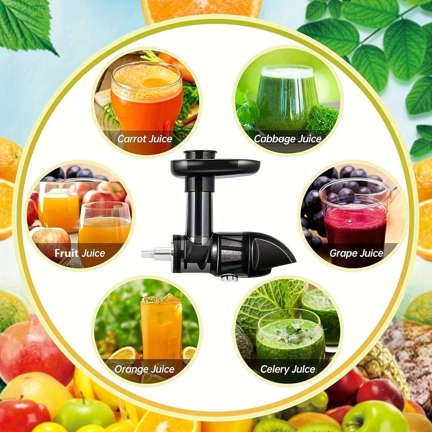 Juicer Attachments, Juicers, Cold Press Juicer Parts (excluding machines and cups) for all models of KitchenTreasure Stand Mixers. Compatible with all KitchenTreasure desktop blenders and Mixables