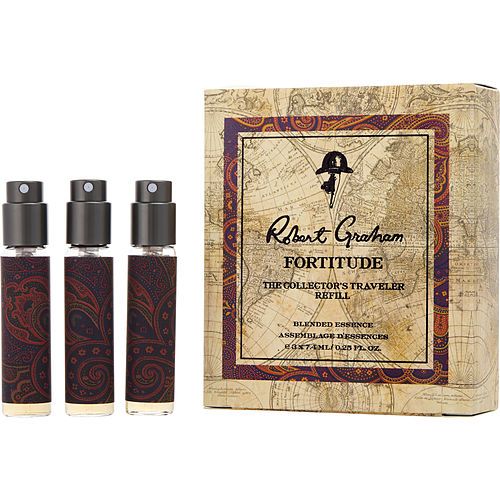 ROBERT GRAHAM FORTITUDE by Robert Graham BLENDED ESSENCE TRAVEL REFILL SPRAY 0.25 OZ X 3